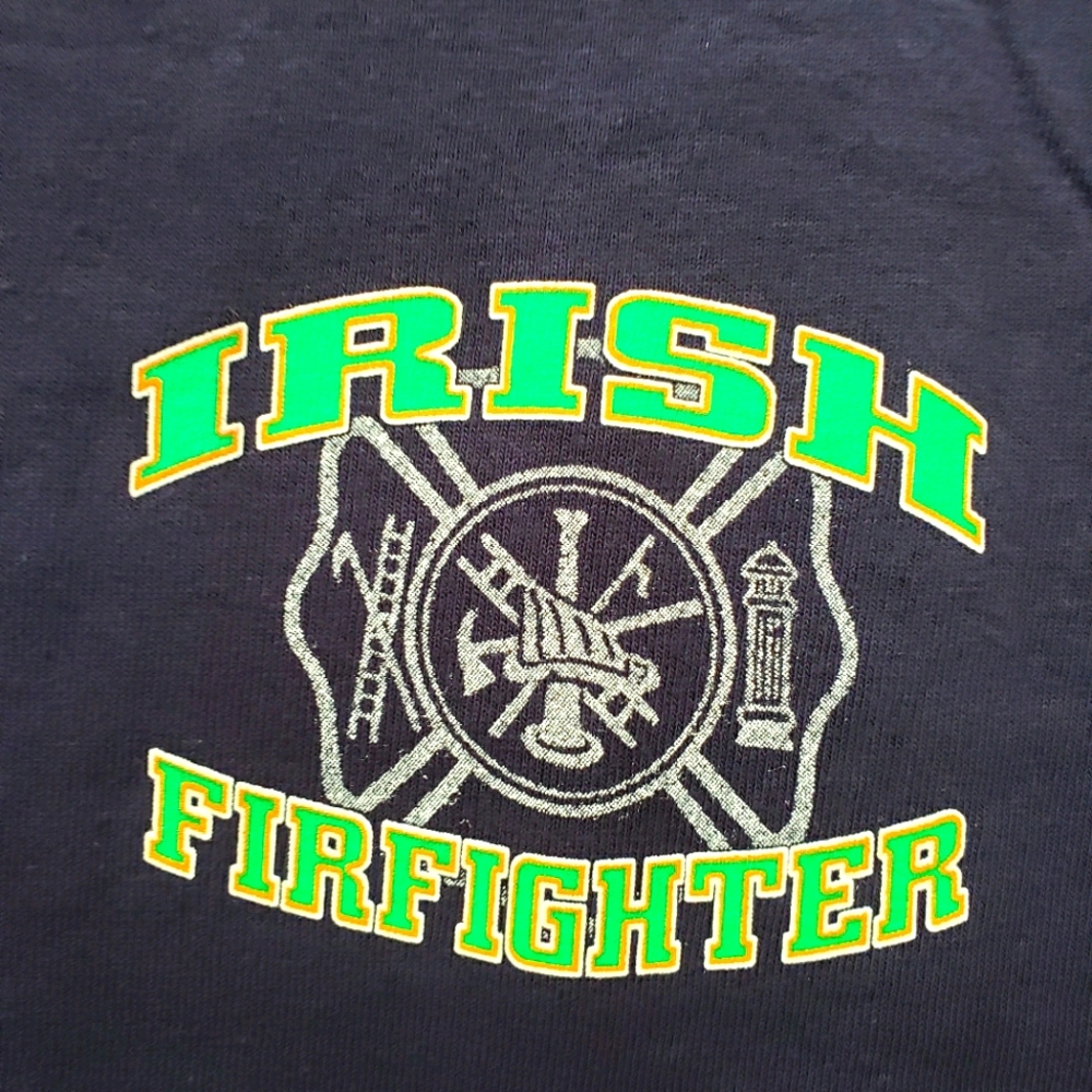 Firefighter New Tee "Irish Firefighter" Large